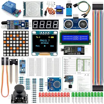 Стартовые наборы для Arduino Комплекты R3 Nano V3.0 Mega 2560 Mega 328 Kit Проектный комплект, совместимый с Arduino IDE