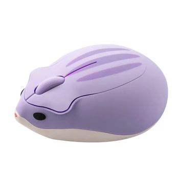 Беспроводная оптическая мышь 2,4 G, компьютерные мыши с милым хомячком из мультфильма, Эргономичная мини-3D компьютерная офисная мышь для ПК, подарок для девочки