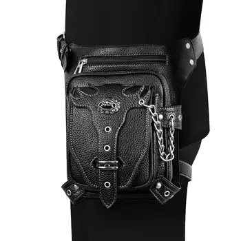 Тактическая сумка для ног, мужская поясная сумка для езды на мотоцикле, Леггинсы из искусственной кожи, уличная сумка, поясная сумка, нагрудная сумка, сумка для задницы, кошелек